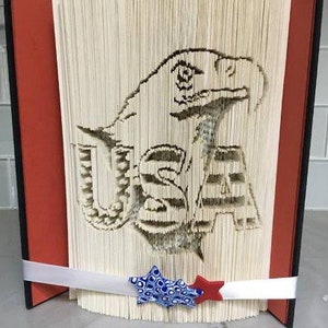 Eagle & Banner Book Folding Pattern