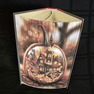 Pumpa Dubbelexponering MJ1 Fotoremsmönster, Bokkonst i framkant, 23 cm x 525 sidor, Höstdekor