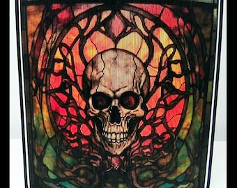 Y's MONOCHROME STAINED GLASS SAROUEL 黒1 Y's MONOCHROME STAINED GLASS SAROUEL 黒1（Saint Mary