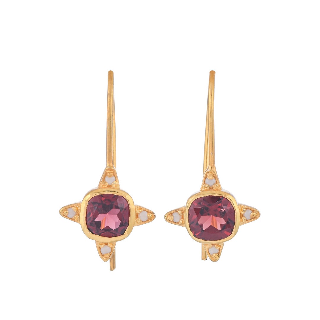 Orecchini a forma di Babbo Natale, in argento Sterling, con