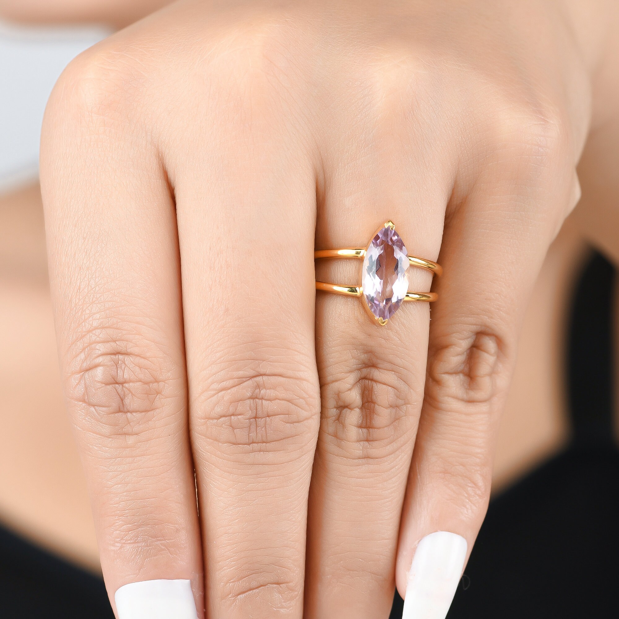 14ct アメジストリング・指輪シルバー925K18YG金ゴールドヴェルメイユ 14ct アメジストリング・指輪シルバー925K18YG金ゴールドヴェルメイユ