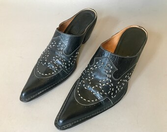 western clogs and mules