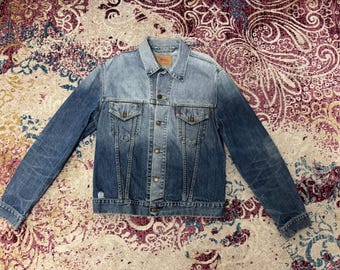 Chaqueta vaquera Levi's 70500 vintage • Azul descolorido, talla XL para hombre