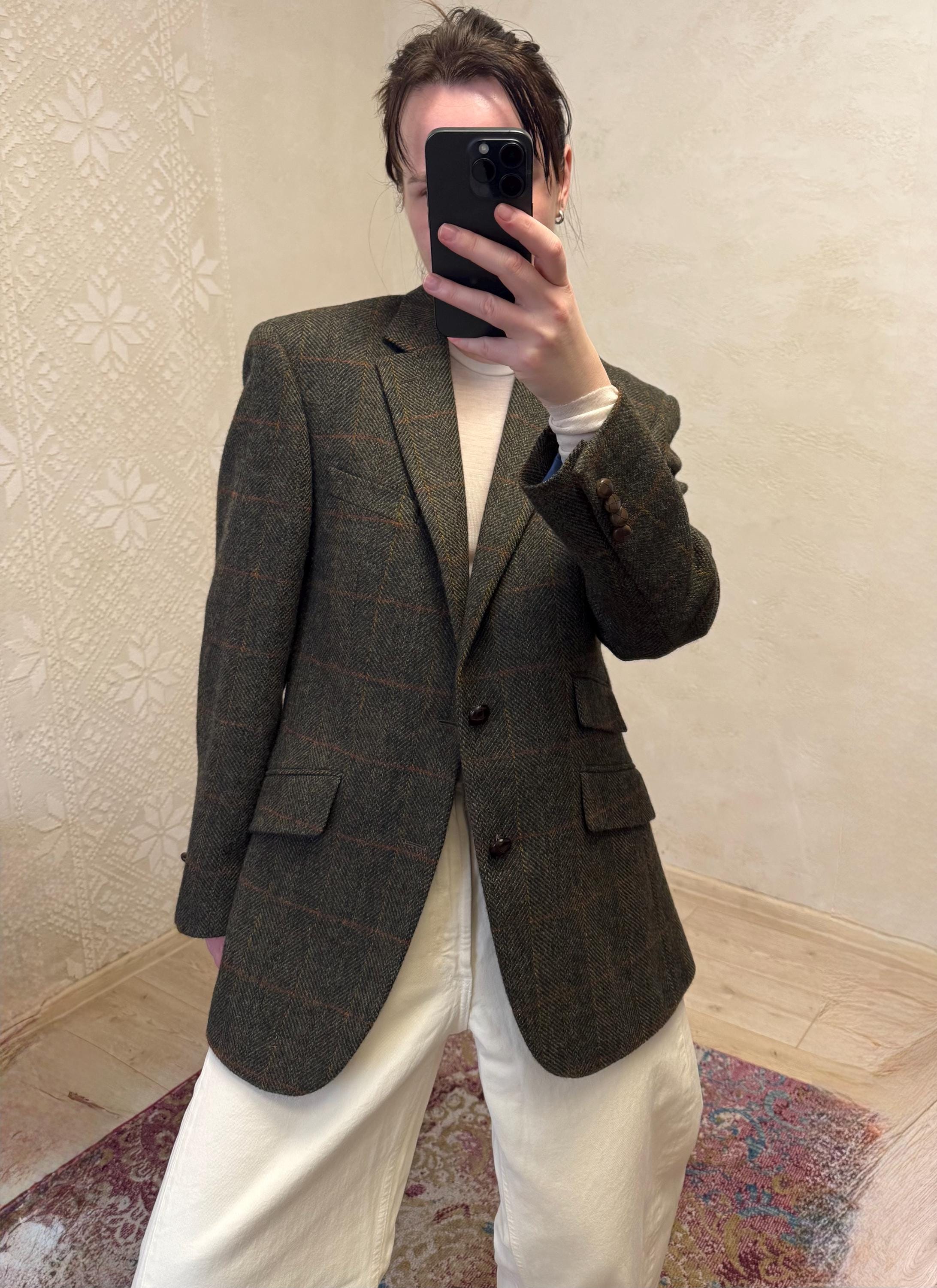 Shetland Wool Blazer Women - Etsy