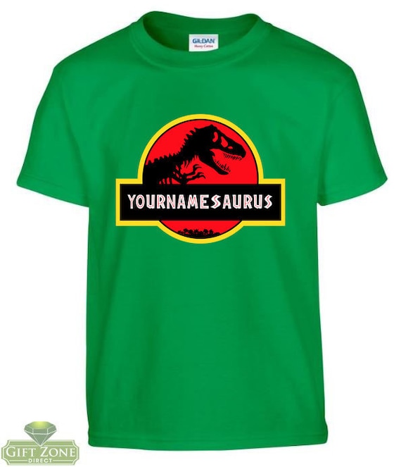 Niños Chicas Jurassic Park Camiseta personalizada de Etsy España