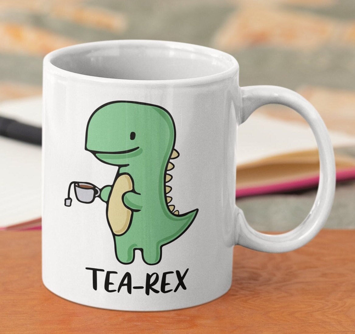 Tea Drinker Mug, Real Men Drink Tea, Manly Man Tea Cup, Funny Tea