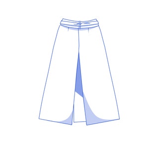 Miyu Trousers Sewing Pattern - Etsy