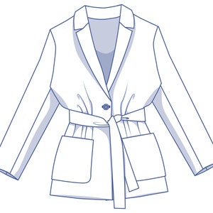 Kai Blazer Sewing Pattern image 6