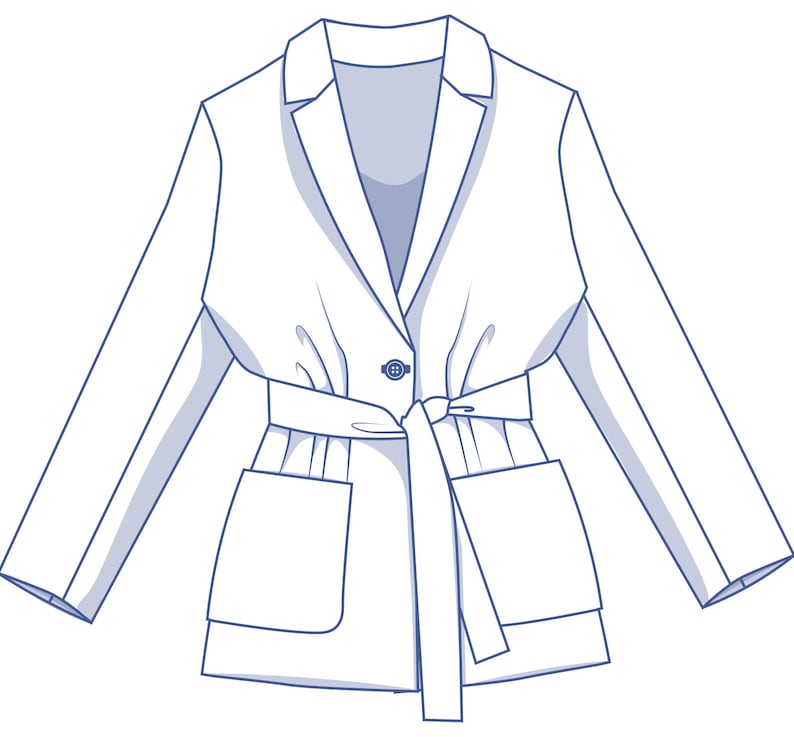 Kai Blazer Sewing Pattern image 6