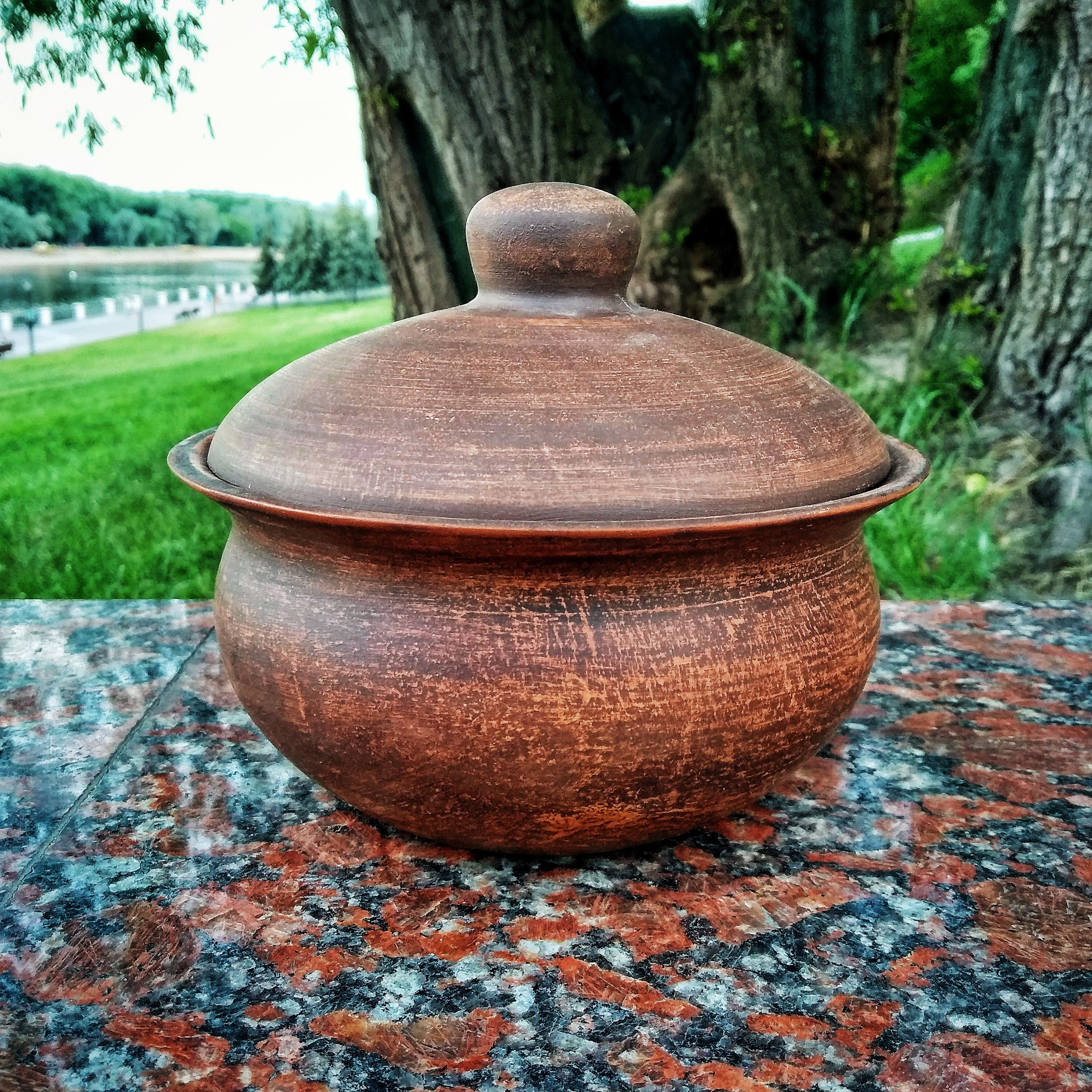 Ceramic pot for baking delicious food 33.81 fl.oz Pottery Etsy