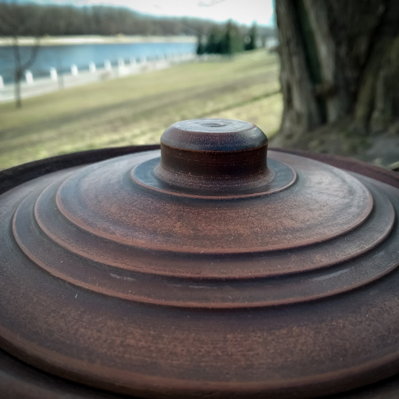 Ceramic casserole with handles. Pottery Clay quality handmade Etsy