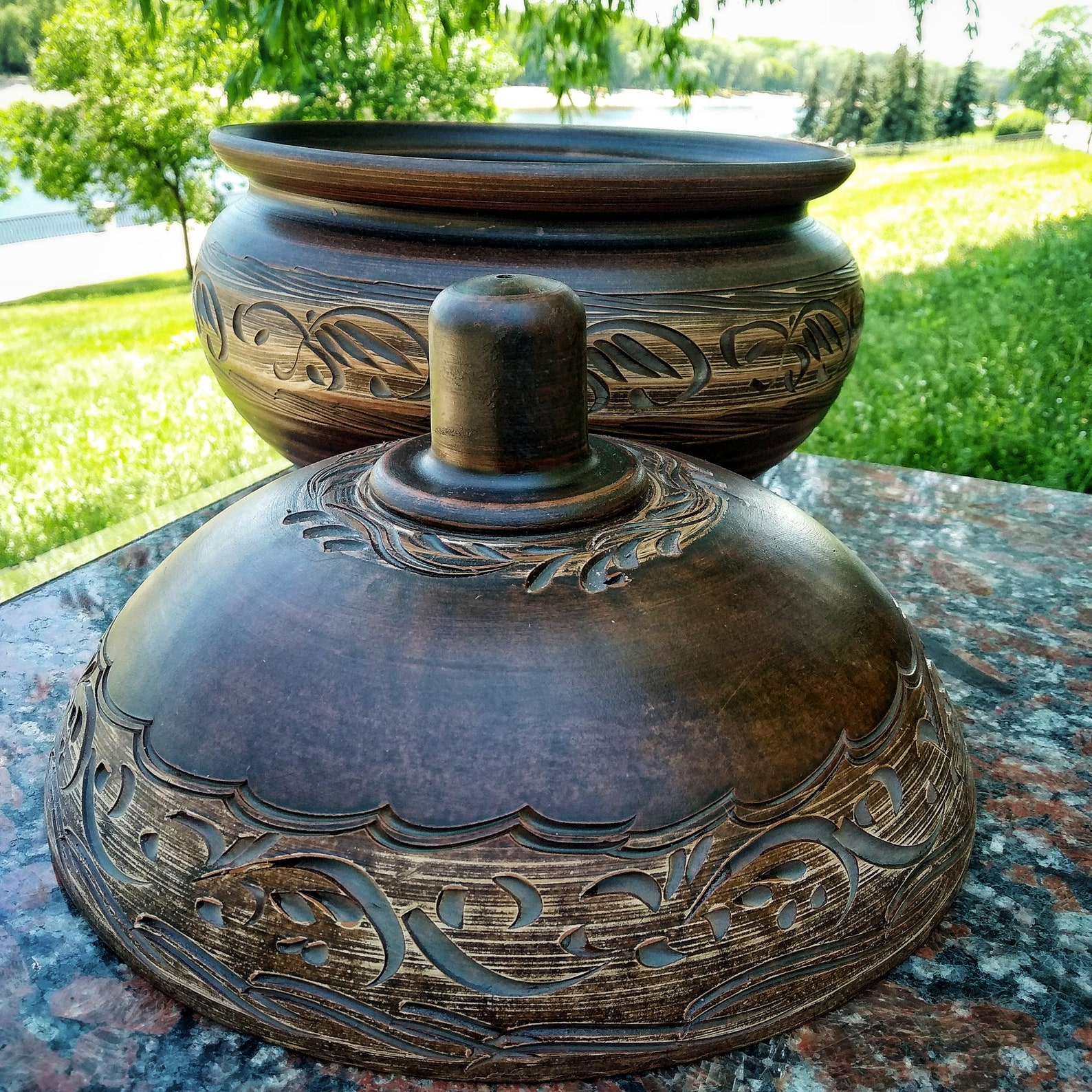 Ceramic large tagine. Pottery Tagine 202.88fl.oz. 6000ml. Etsy