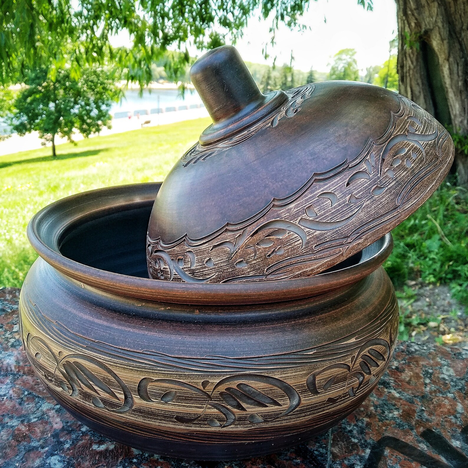 Ceramic large tagine. Pottery Tagine 202.88fl.oz. 6000ml. Etsy