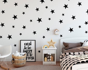 Star Wall Decals - Nursery Wall Decal, Confetti Stars Wall Decals, Star Wall Stickers, Peel and Stick Decals Stars, Removable Wall Decals
