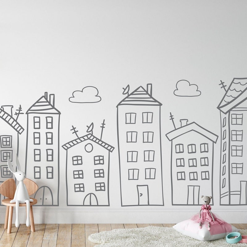 HAIDDLE Color Sorting Wall Sticker Decals For Playroom - 6 Sheets, Educational Fruit & Animal Shapes