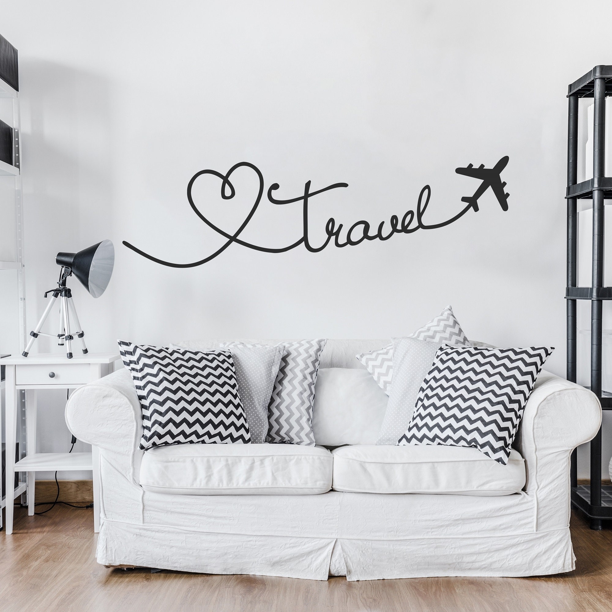 Autocollants muraux d'avion amovibles autocollant décoratif pour la