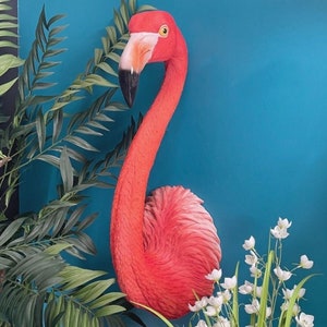 Large Flamingo Wall Head