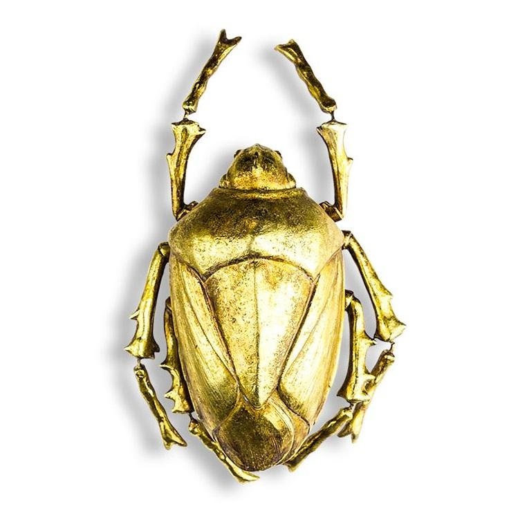 Antique Gold Wall Hanging Decorative Beetles Etsy UK