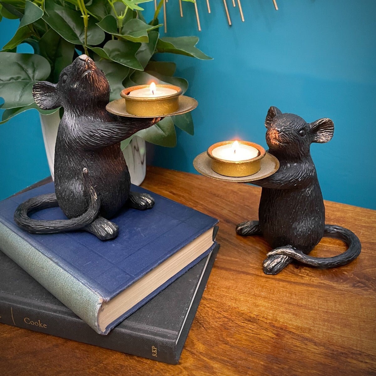 Mouse tea light holder deals