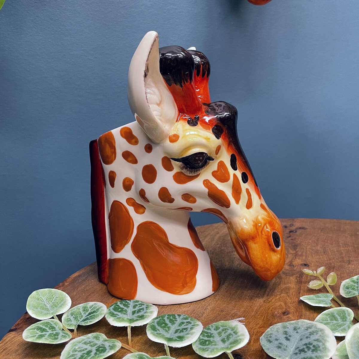 Giraffe Head Ceramic Wall Sconce Freestanding Vase or Planter Etsy UK