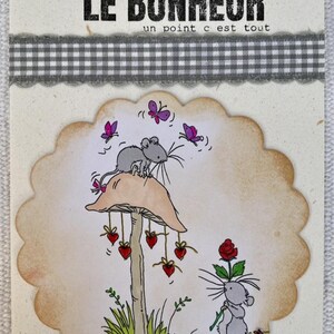Carte d'encouragement "Le Bonheur"