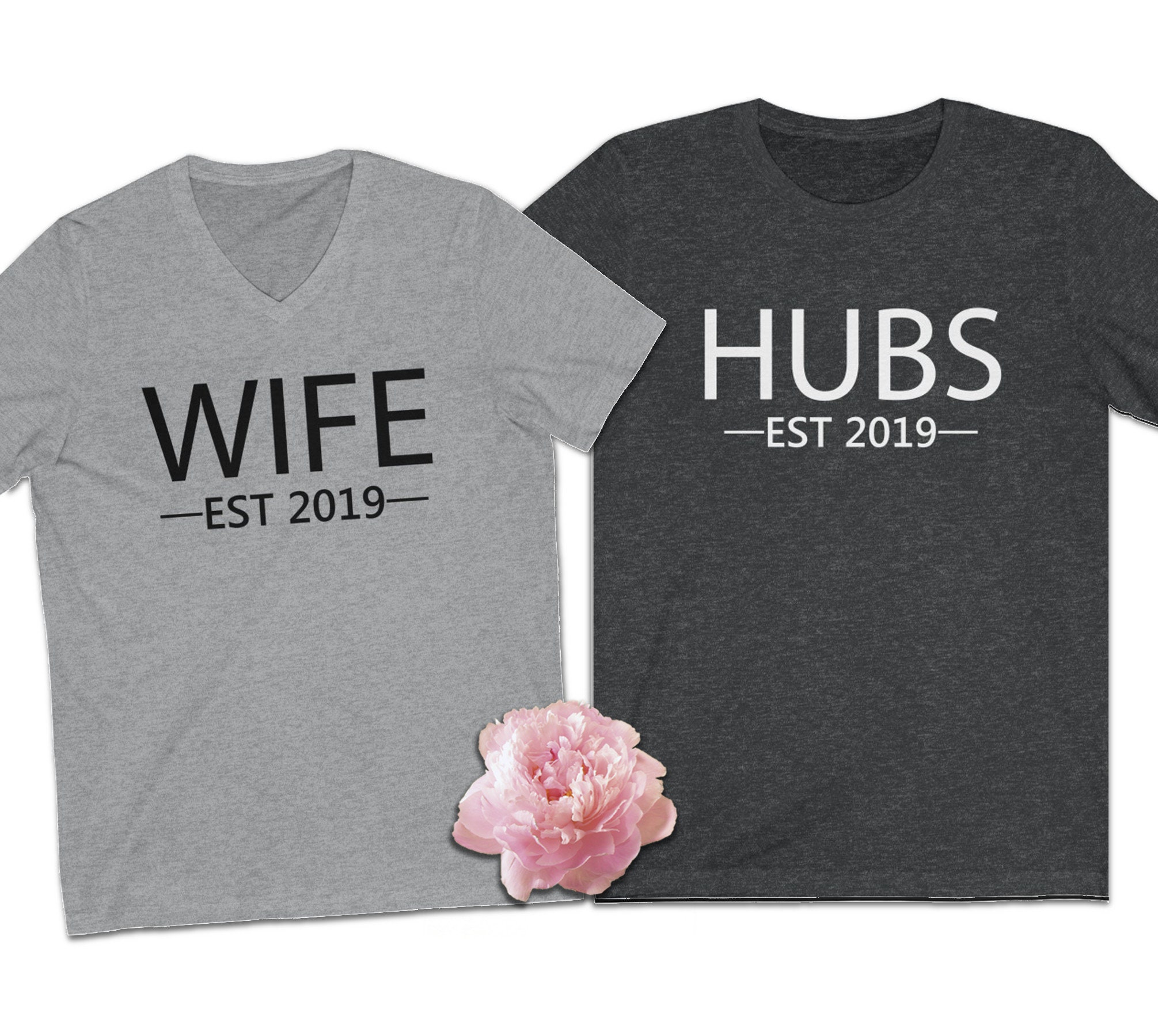 Husband and wife Shirts Mr and Mrs shirts Hubby wifey | Etsy