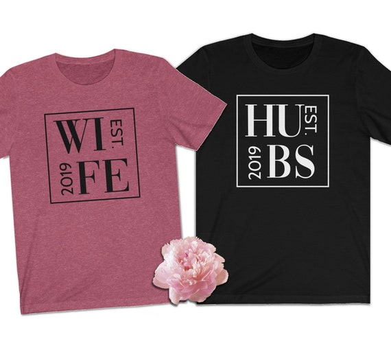 His and hers shirts Bride and groom His and hers | Etsy