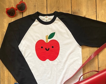 Apple Baseball T-shirt: Long Sleeve Tee
