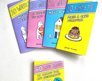 40 LIFE HACKS: 4 books with almost helpful tips