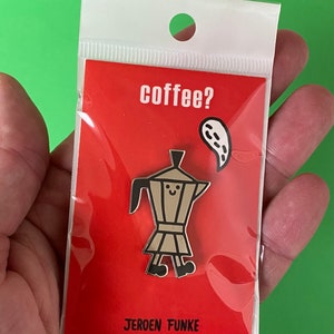 Coffee pin, very shiny zdjęcie 5