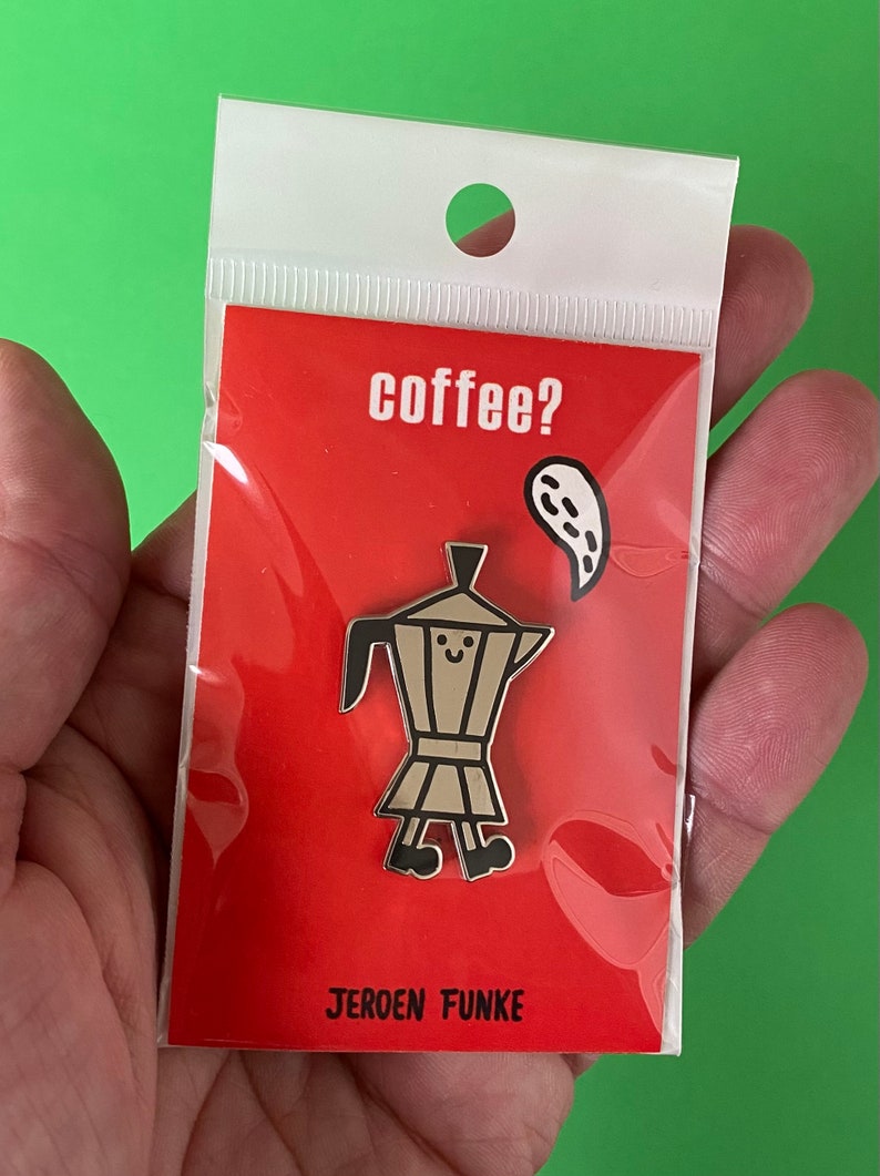 Coffee pin, very shiny zdjęcie 5