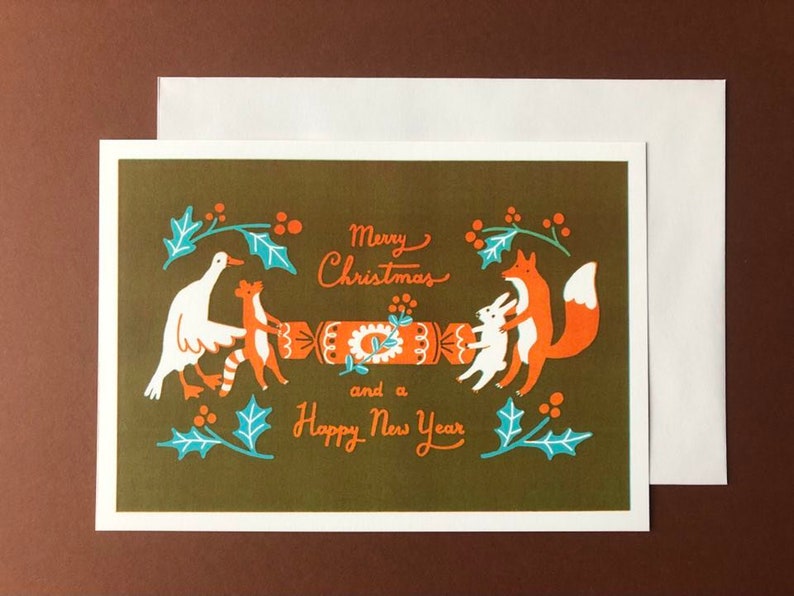 Set of 6 Christmas cards 'Forest Animals' by Talitha Dijkhuizen zdjęcie 4