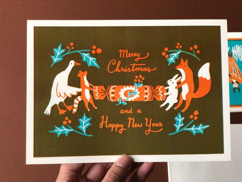 Set of 6 Christmas cards 'Forest Animals' by Talitha Dijkhuizen zdjęcie 7