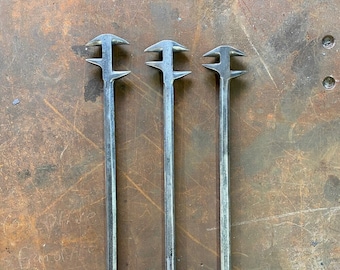 Set of three bending forks