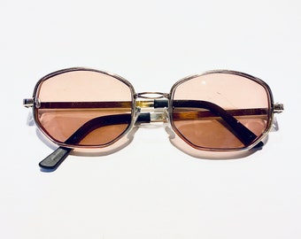 Vintage Slim Hexagon Eyeglasses