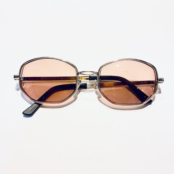 Hexagon Eyeglasses Etsy