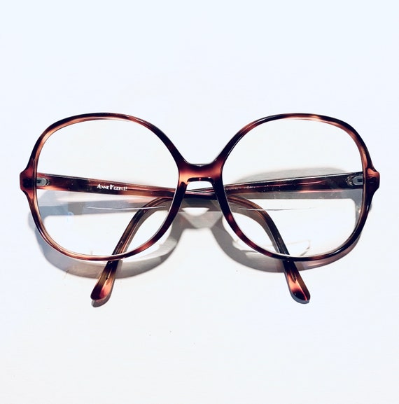 Vintage 80s Anne Klein Oversized Round Eyeglasses