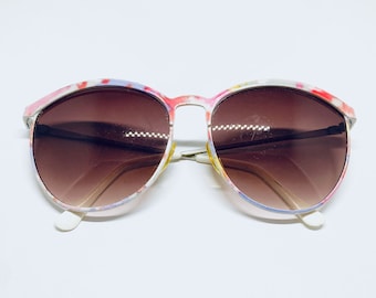 Vintage 80s Colorful Oversized Sunglasses
