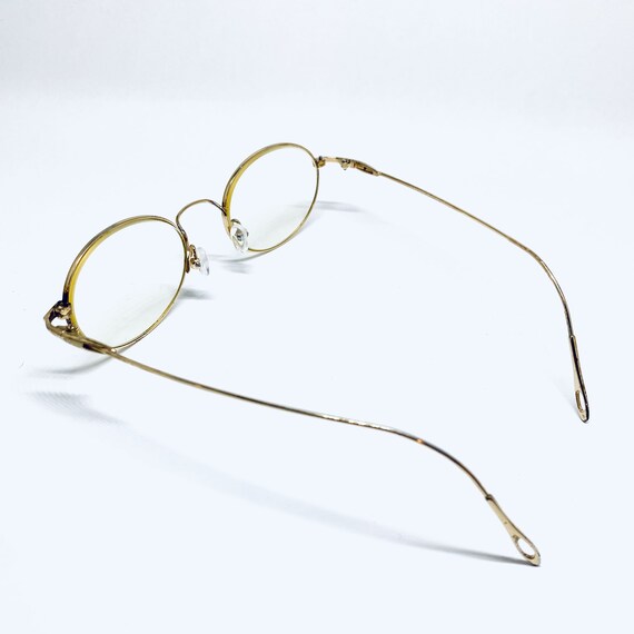 Occhiali Da Sole Oversize Retrò NYS Eyewear Modello 9388 - Montatura Oro Lenti Nere