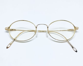 Vintage Goldtone Wire Rim Eyeglasses