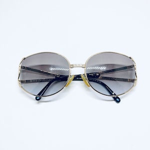 Vintage 80s Christian Dior Oversized Sunglasses