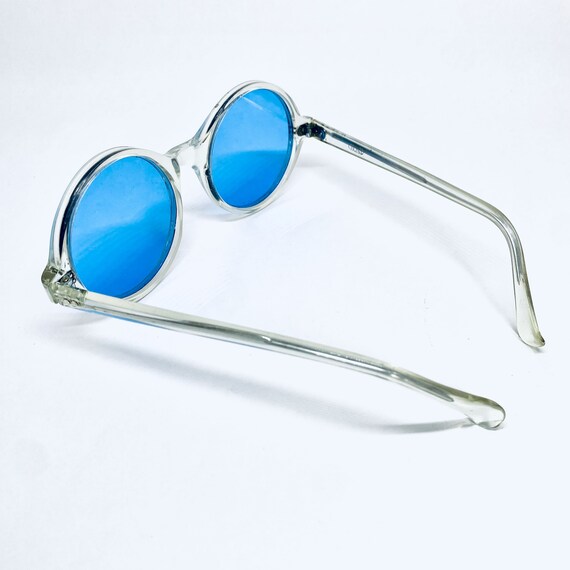 Vintage 70s Clear Round Frames - image 2