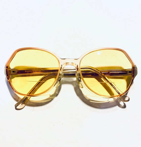 Vintage 80s Clear Oversized Eyeglasses