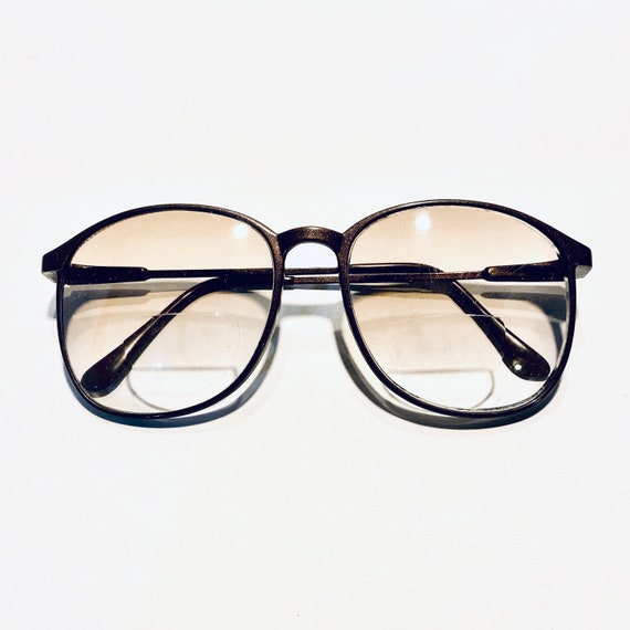 Vintage Bronze Oversized Eyeglasses