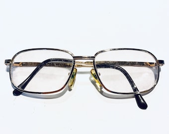 Vintage Silver Rectangle Eyeglasses