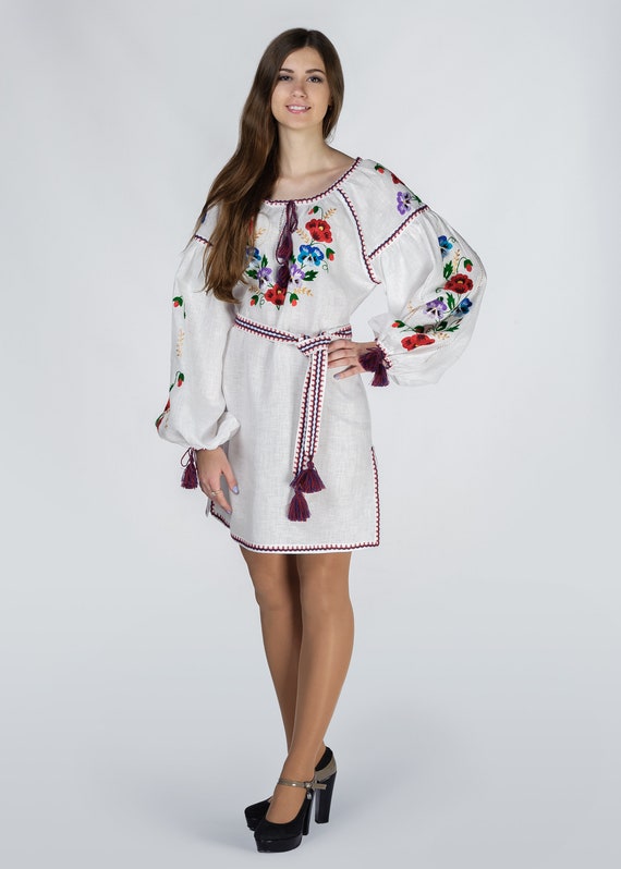 embroidered mini white dress SIMKHAI Women's Holloway Embroidered Mini Dress in White, Lace, Size 6