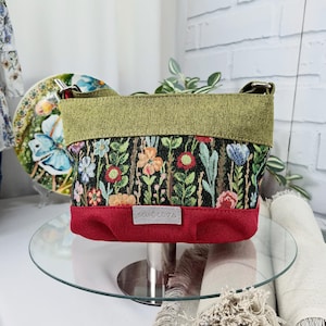Bolso de hombro con bolsa de tapiz ucraniano, clutch de tela vaquera, bolso de tapiz folklórico, bolso estilo chic bohemio, bolso de diseñador ucraniano, monedero bordado