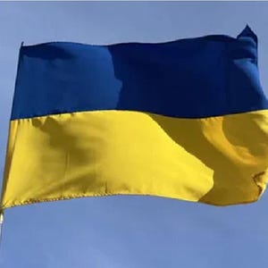 Ukrainian Flag, National Flag Ukraine, Large Ukrainian Flag 55x35 inches (140x90 cm), Made in Ukraine, Yellow-Blue National Flag