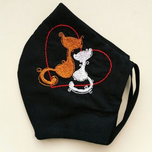 Warriors Cats Mask Firestar Cat Face Mask Silverstream Cat Face Mask ...