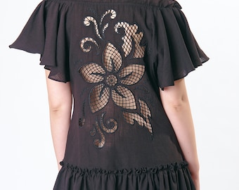 reformation black lace dress The Midnight Dress  Annie's Ibiza Online